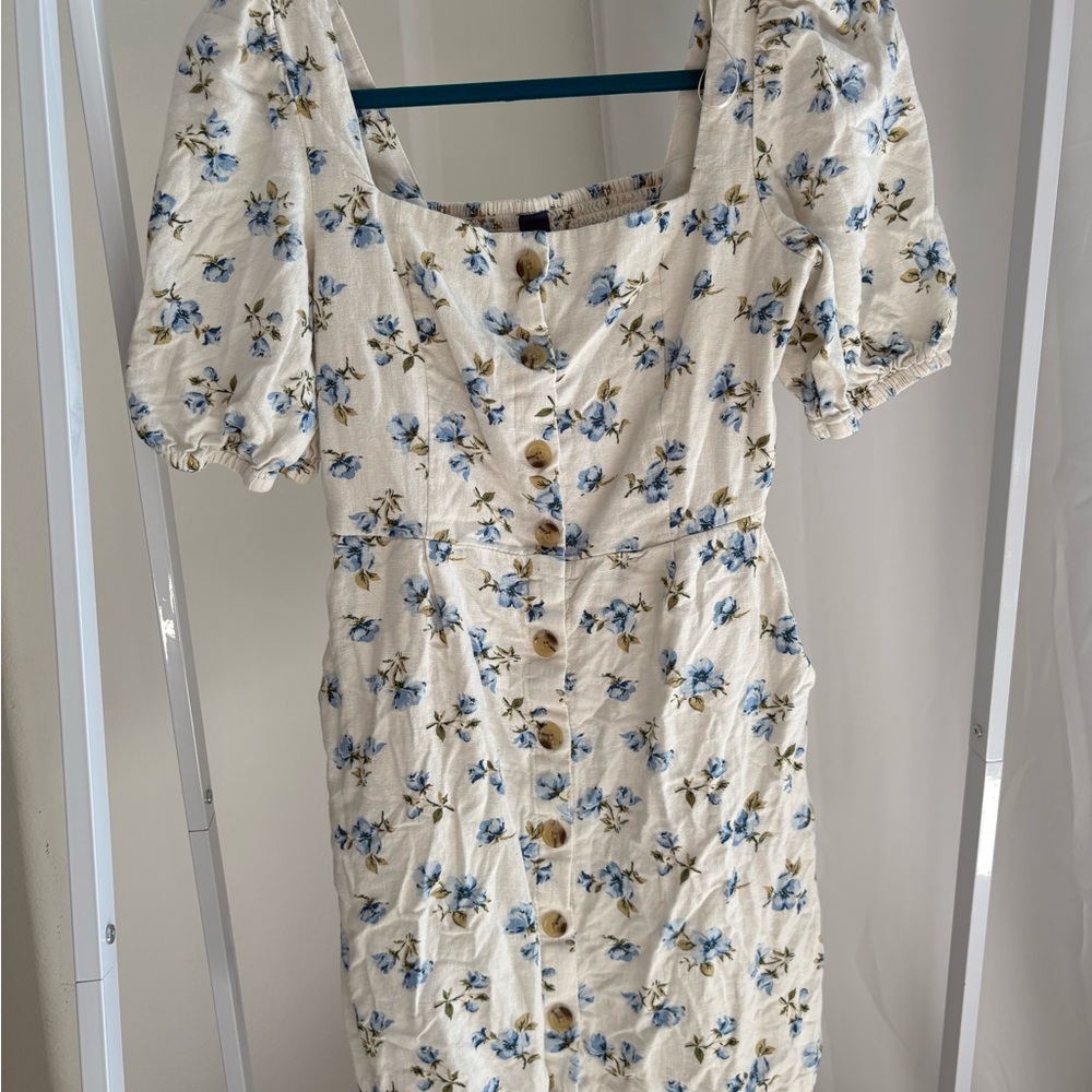 Floral Puff Sleeve Dress - Old Navy